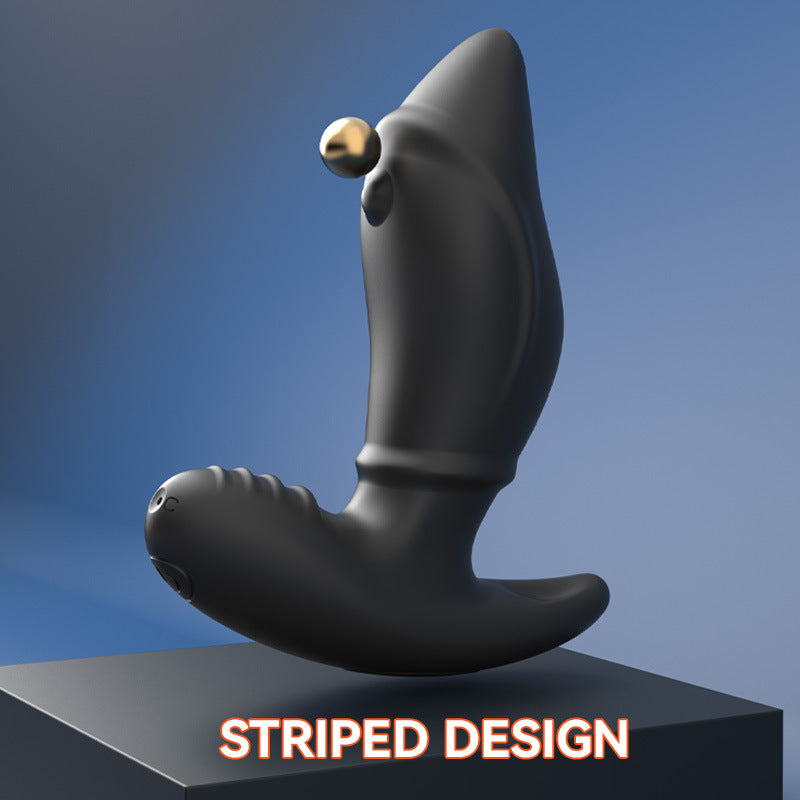 Dulong finger ball wireless remote control prostate massager for men with anal G-spot vibration anal plug