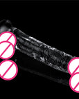 LOVETOY Women's Crystal Transparent Dildo Adult Female Masturbator