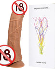 Ultra-soft liquid silicone realistic dildo female masturbator