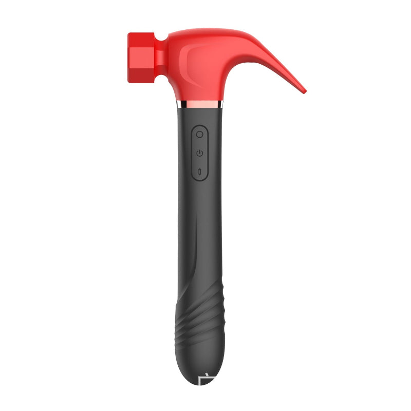 Women's two-color privacy concealable hammer shape powerful vibrator