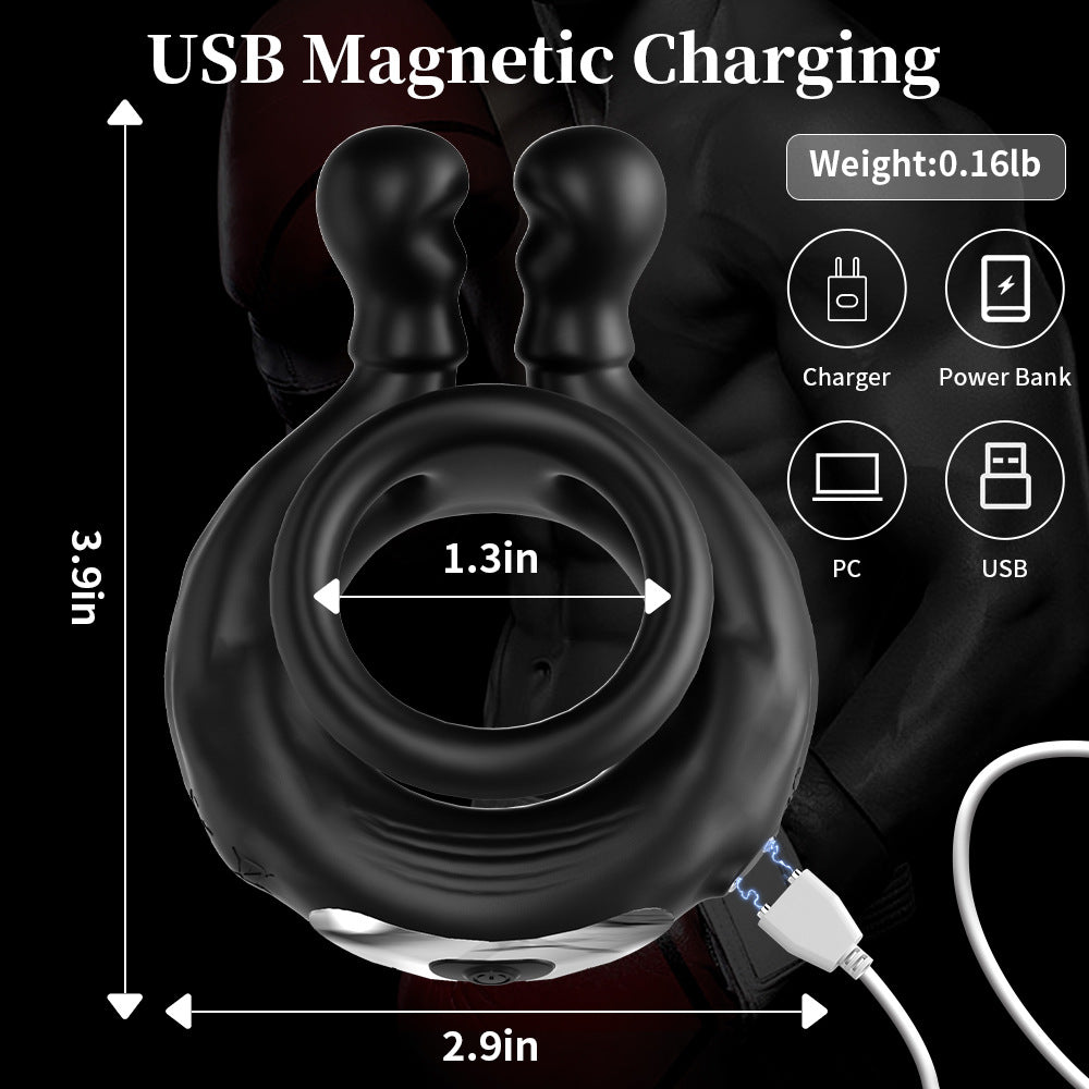 App controlled male vibrating penis ring male masturbator toy couple sex toys