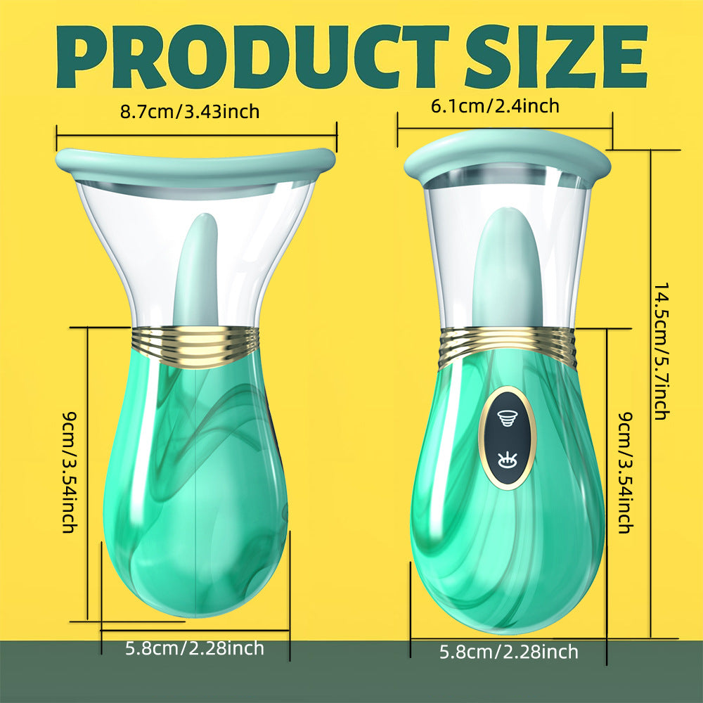 Female soft silicone vibrator clitoral sucking stimulator