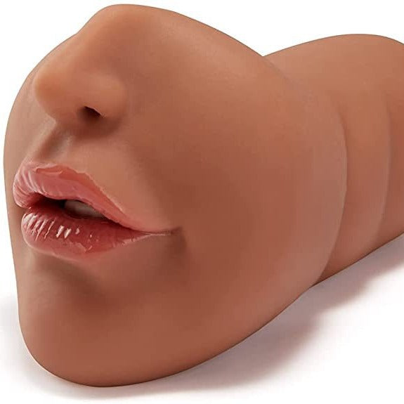Realistic oral sex tool molded sex toy male masturbator