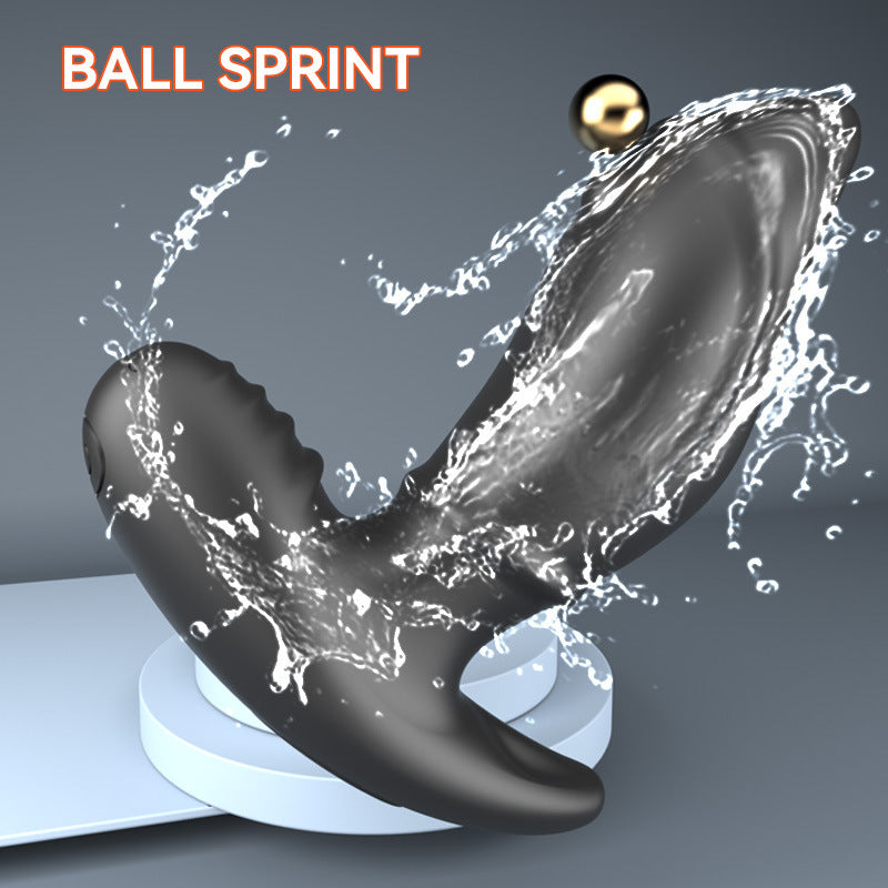 Dulong finger ball wireless remote control prostate massager for men with anal G-spot vibration anal plug