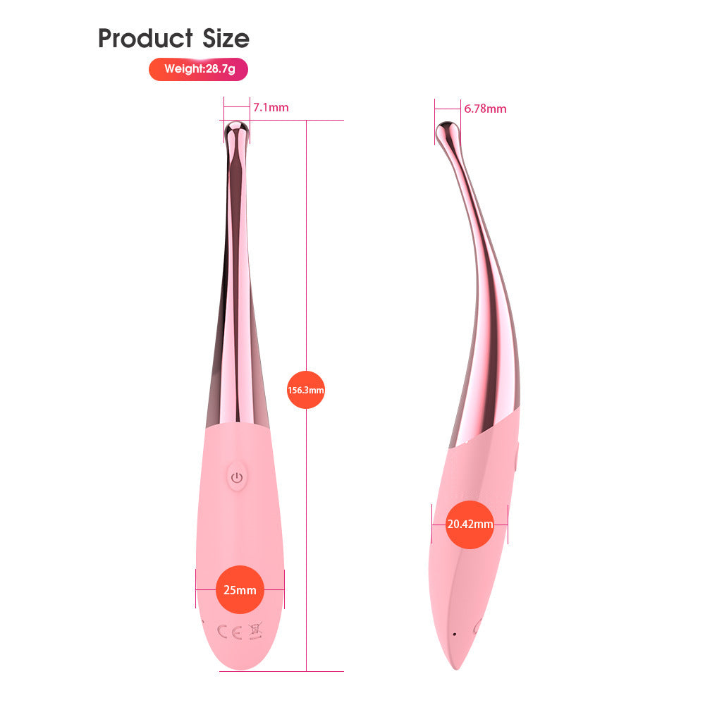 Female Tide Pen Masturbator  Silicone Vibrator Rechargeable Multi-Frequency Female Sex Toy