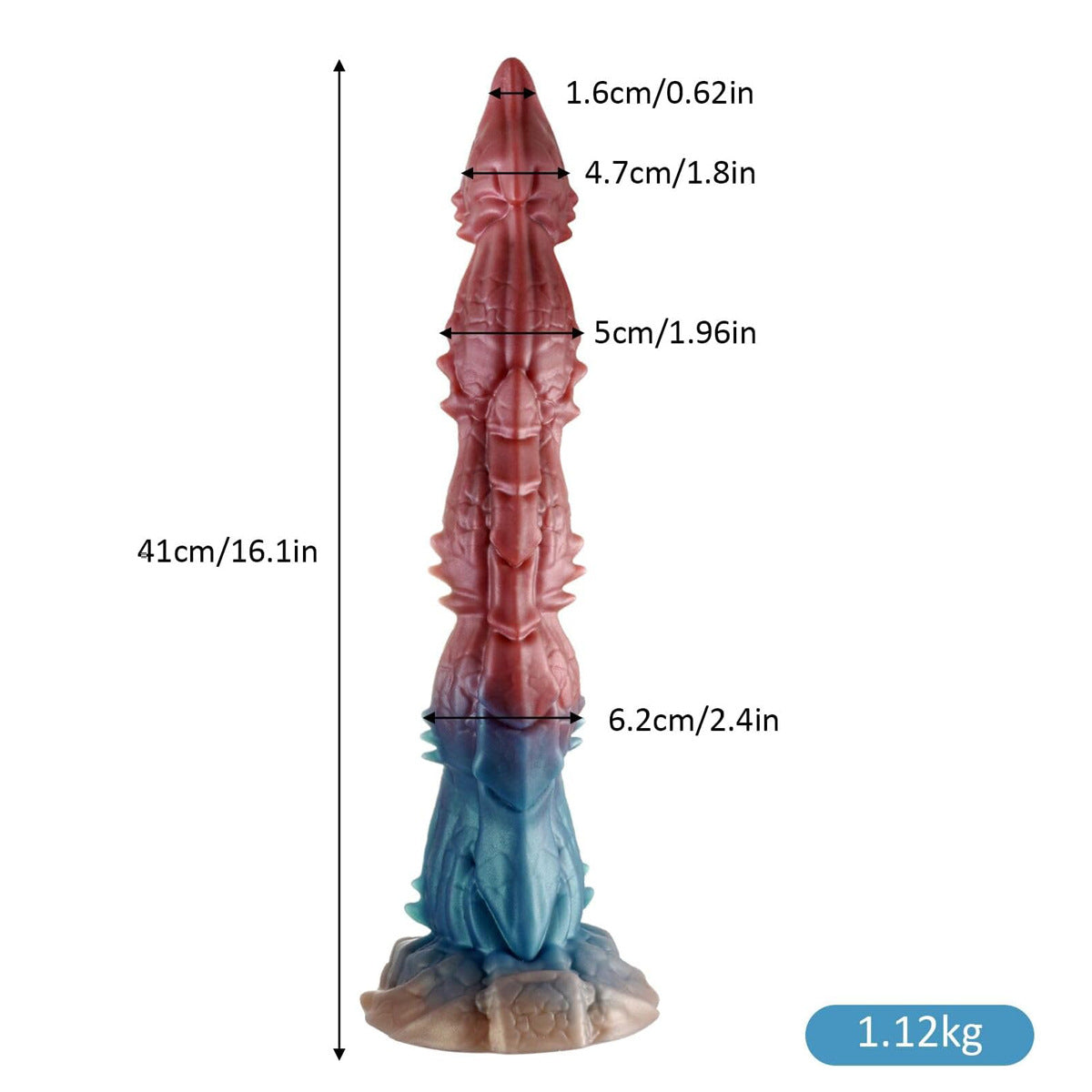 Extra long silicone anal plug scorpion dildo special-shaped anal expansion masturbator