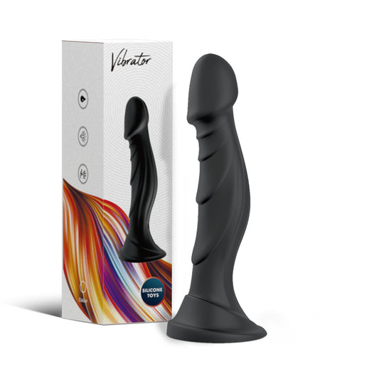 A02 Vibrating Rechargeable Realistic Dildo Female Suction Cup Masturbator