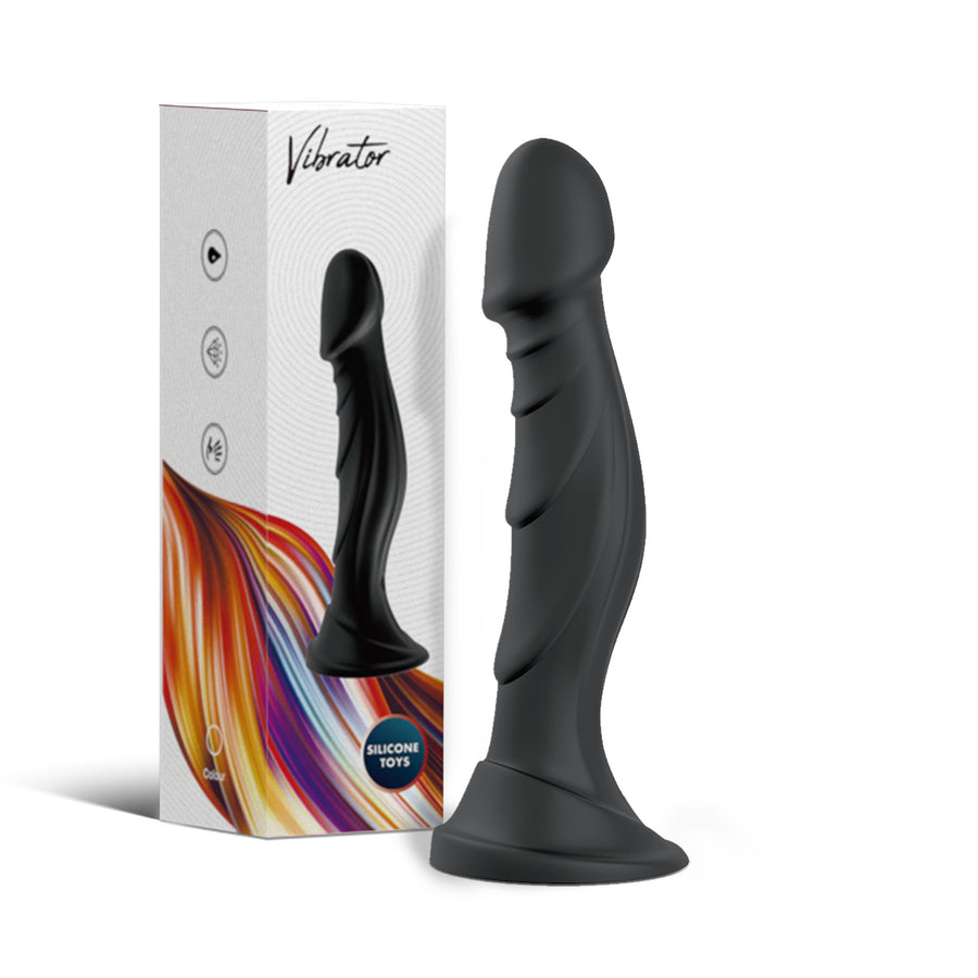 A02 Vibrating Rechargeable Realistic Dildo Female Suction Cup Masturbator