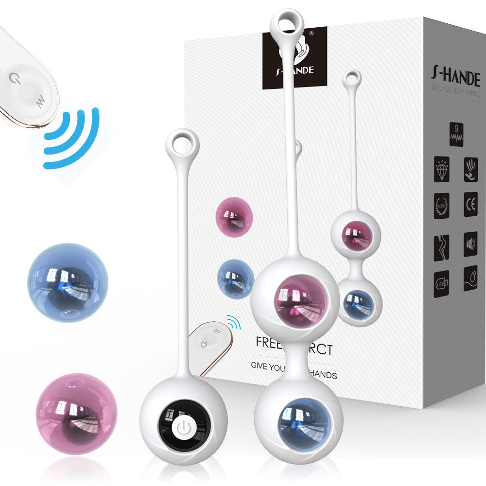 Kegel Vaginal Balls Vaginal Dumbbell Vibrator Postpartum Pelvic Floor Muscle Exerciser