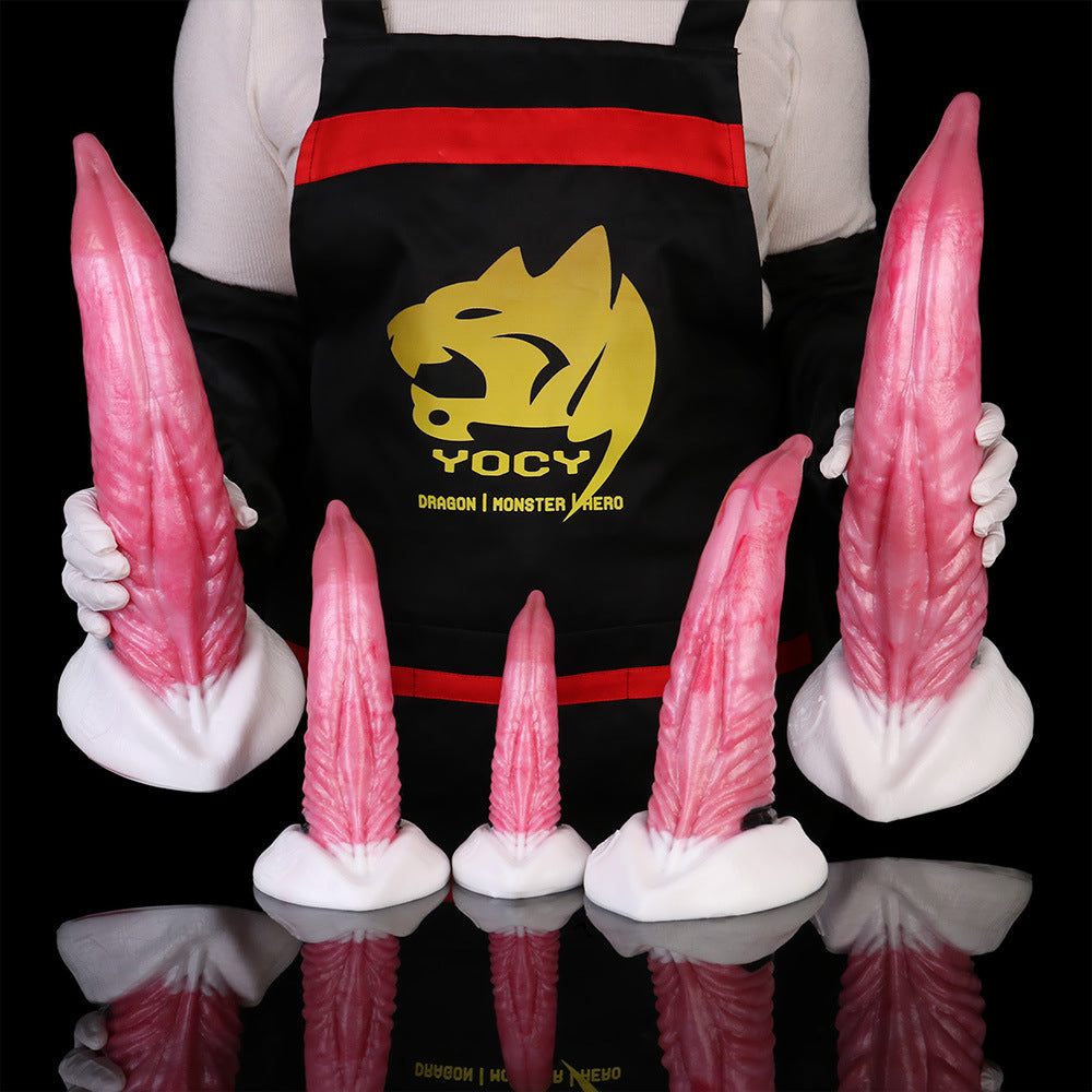 Alien dildo simulates whale animal penis giant sex prop