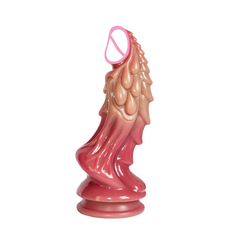 Simulation super soft silicone special-shaped dildo female masturbator