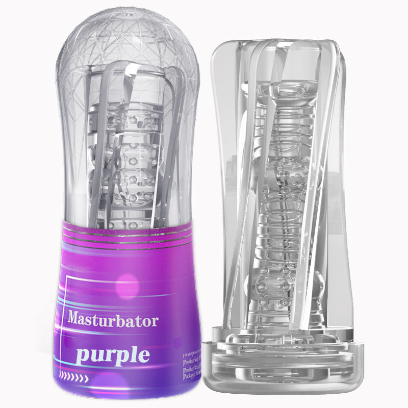 olo Japan imported transparent silicone masturbation cup male sex toy masturbator
