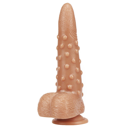 Extra large shaped liquid silicone realistic suction cup dildo