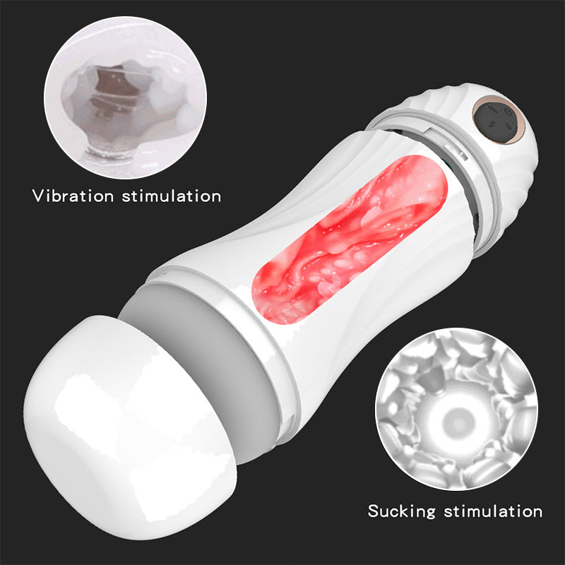 Fully automatic multi-frequency sucking male masturbation cup electric deep throat oral sex masturbator