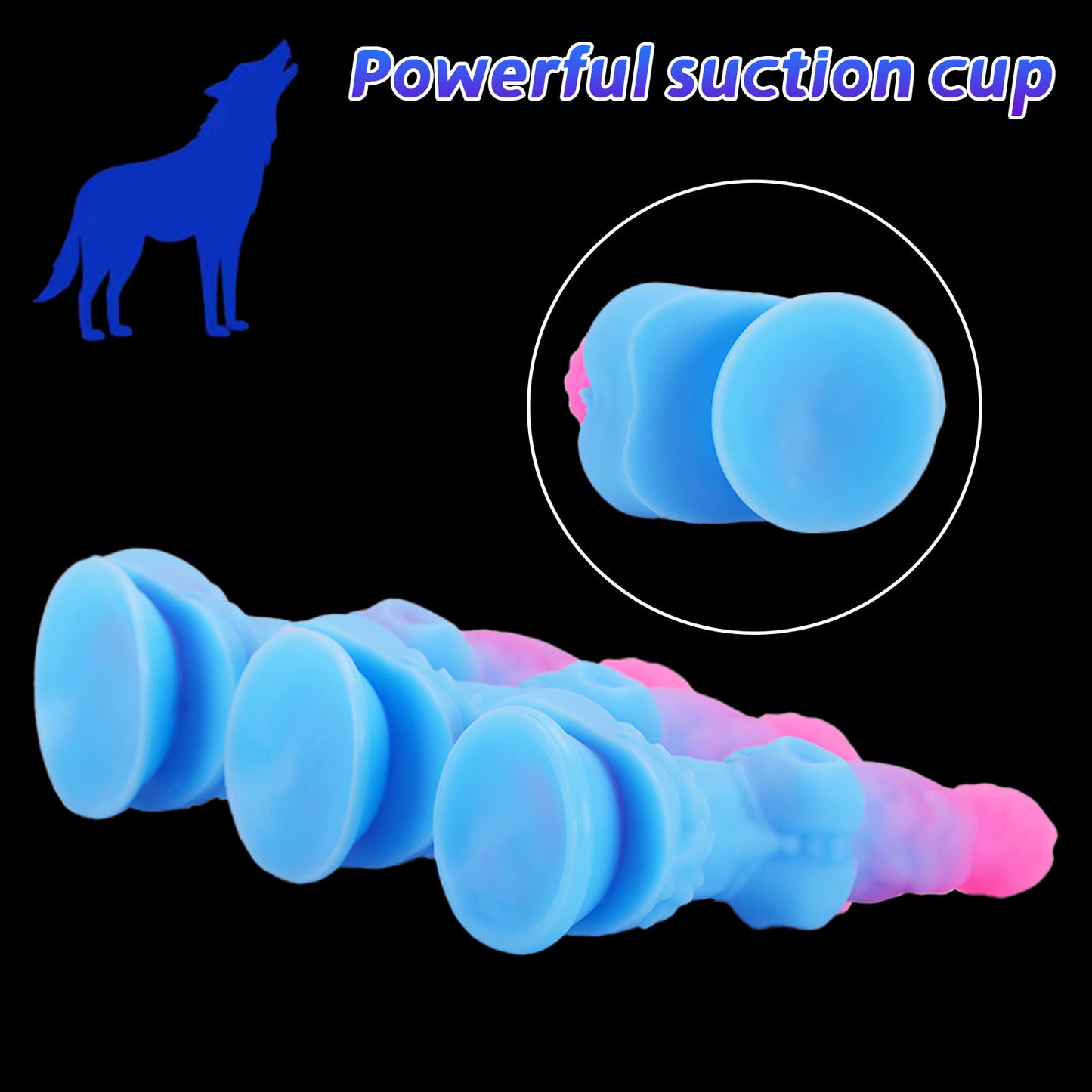 Brand new mechanical dog dildo mixed color artificial animal genital masturbation stick