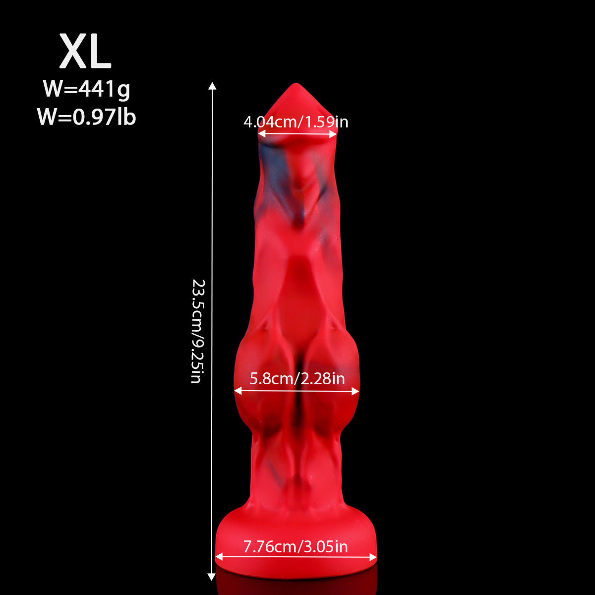 Wolf Chicken Shaped Liquid Silicone Dildo Simulating Animal Penis Female Sex Toy