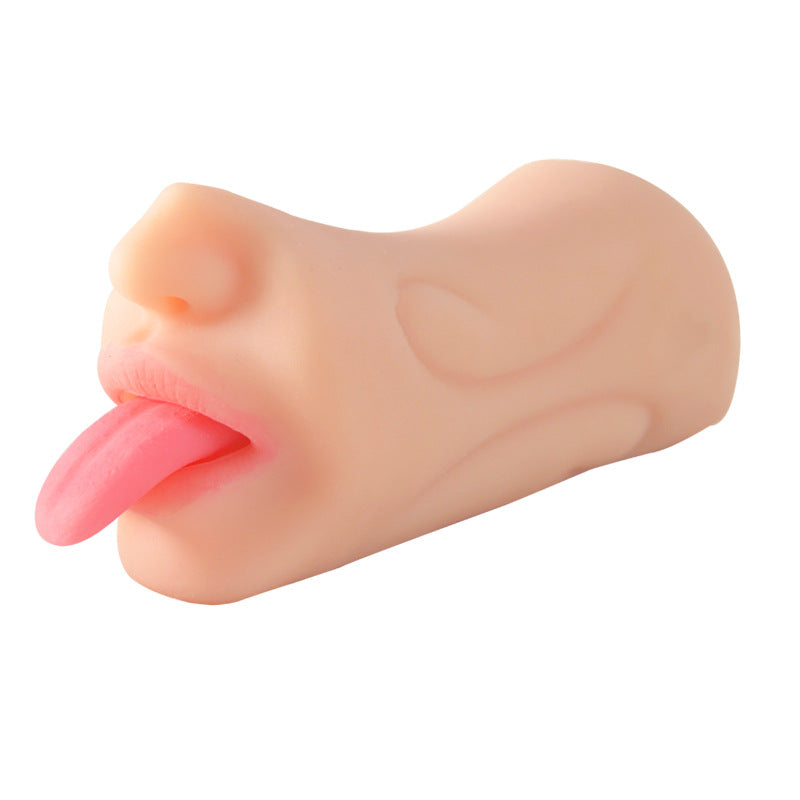 Double-headed soft rubber oral sex masturbator masturbation cup TPE mold