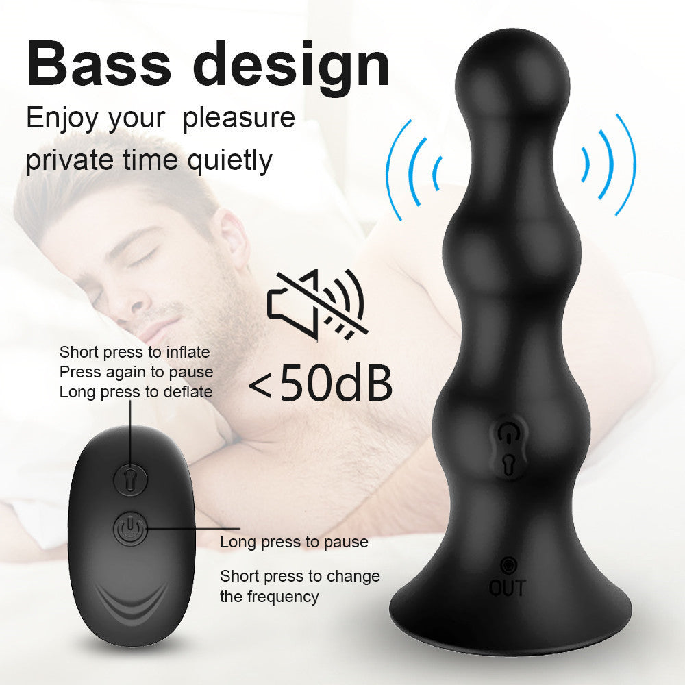 Wireless remote control electric inflatable anal anal plug prostate massager anal expander adult products