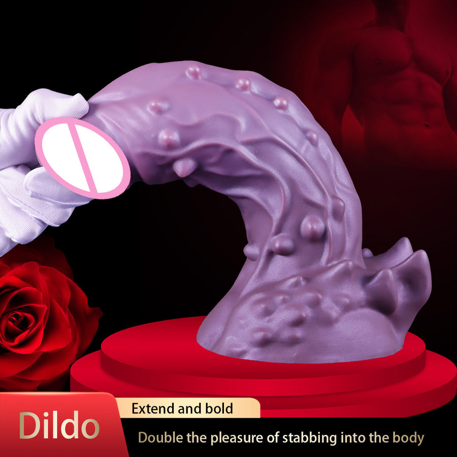 Brutal Cock Shaped Penis Silicone Dildo Female Sex Toy