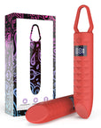 Rechargeable LCD bullet vibrator lipstick powerful vibrator female masturbator