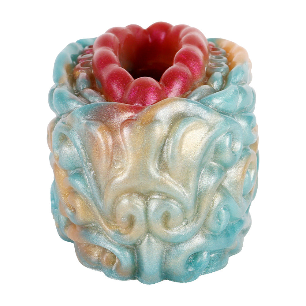 Colorful Shaped Portable Masturbator Cup Single Hole Oral Sex Cup Penis Exerciser