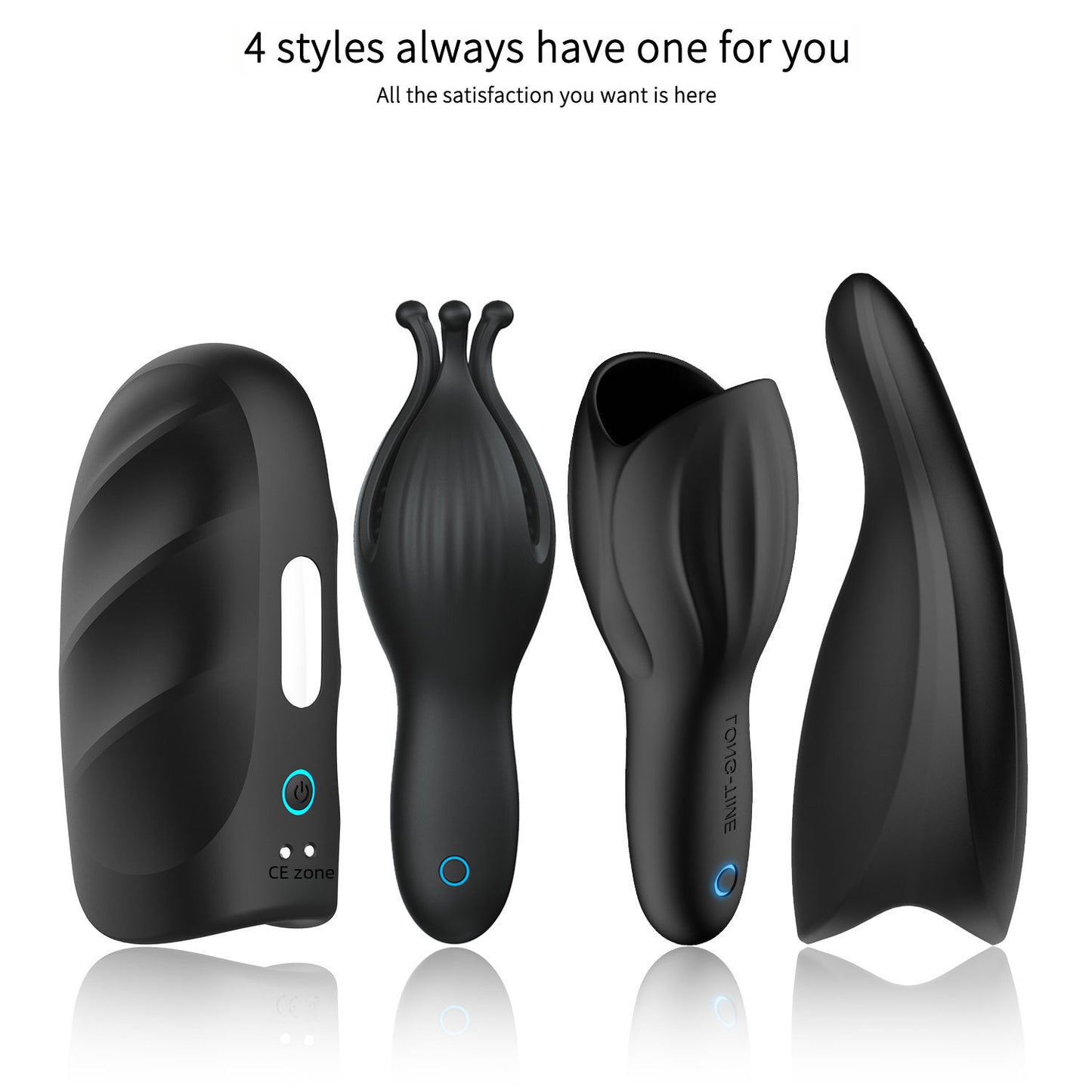 MiMao Black Warrior Petal Sex Men's Trainer Massager Adult Sex Toys