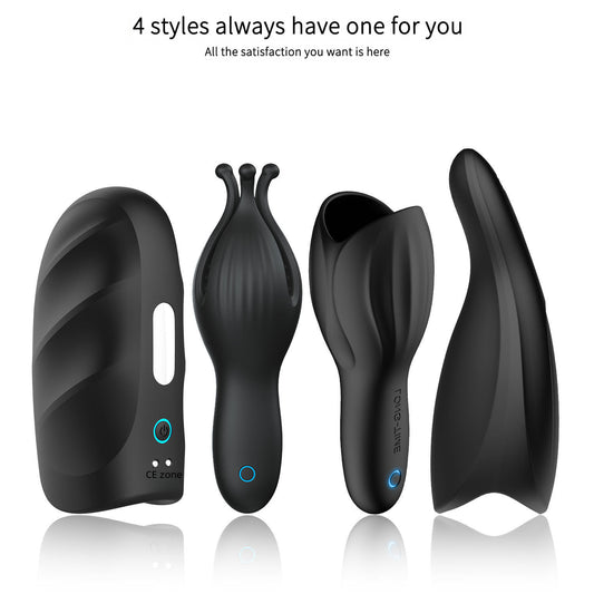MiMao Black Warrior Petal Sex Men's Trainer Massager Adult Sex Toys