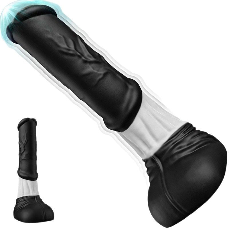 Remote Control APP Electric Telescopic 4-in-1 Thrust Dildo Vibrator