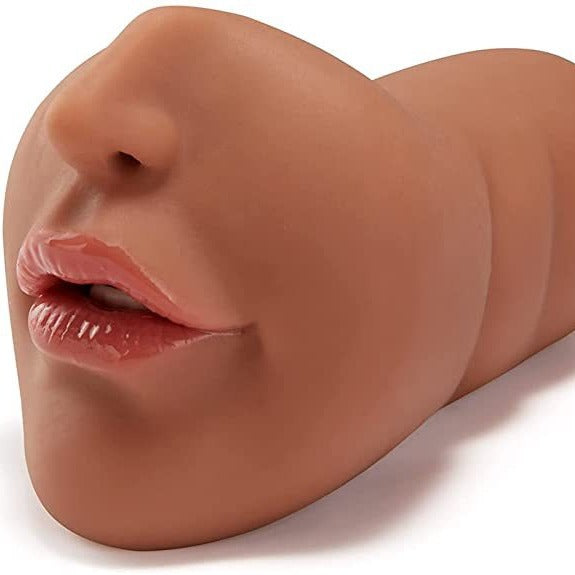 Realistic oral sex tool molded sex toy male masturbator