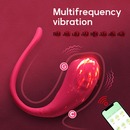 Tadpole-shaped APP remote control mini portable hidden vibrating panties female flirting vibrator adult sex toys