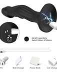 A02 Vibrating Rechargeable Realistic Dildo Female Suction Cup Masturbator