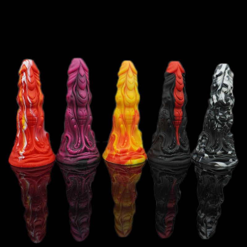 Liquid silicone special-shaped pagoda simulation dildo female masturbator