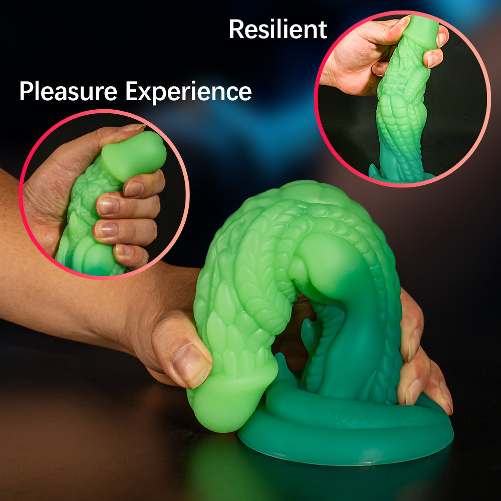 Green dragon claw beard liquid silicone special-shaped simulation dildo