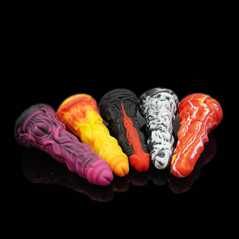 Liquid silicone special-shaped pagoda simulation dildo female masturbator