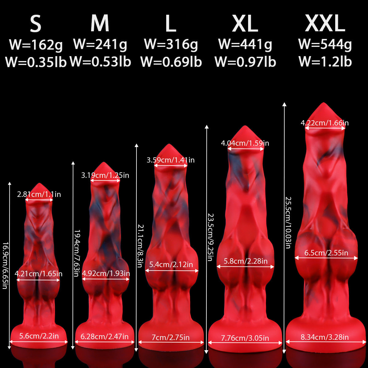 Wolf Chicken Shaped Liquid Silicone Dildo Simulating Animal Penis Female Sex Toy