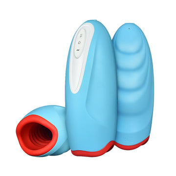 Fully automatic vibration rechargeable heated masturbation cup oral sex male masturbator