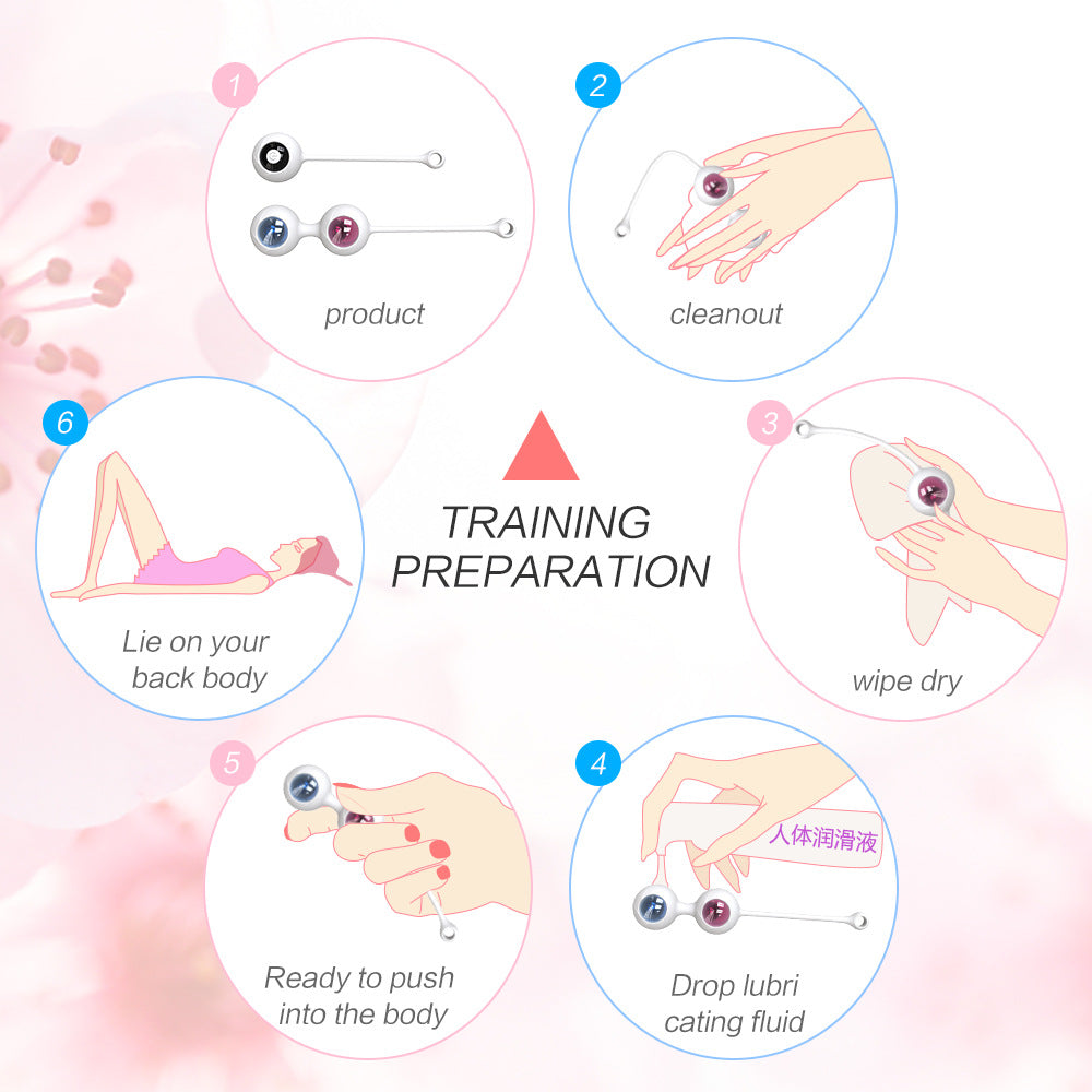 Kegel Vaginal Balls Vaginal Dumbbell Vibrator Postpartum Pelvic Floor Muscle Exerciser