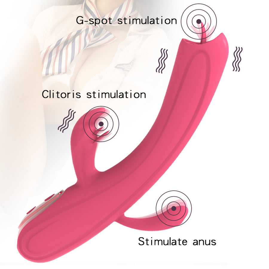 G Spot Vibrator Dual Motor Clit Sucking Vibrator