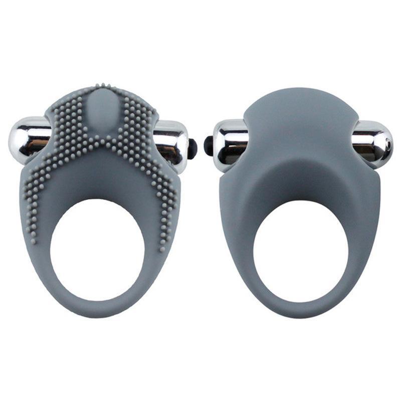 Men's Silicone Vibrating Cock Ring Flirting Couple Sex Toy Couple Vibrator