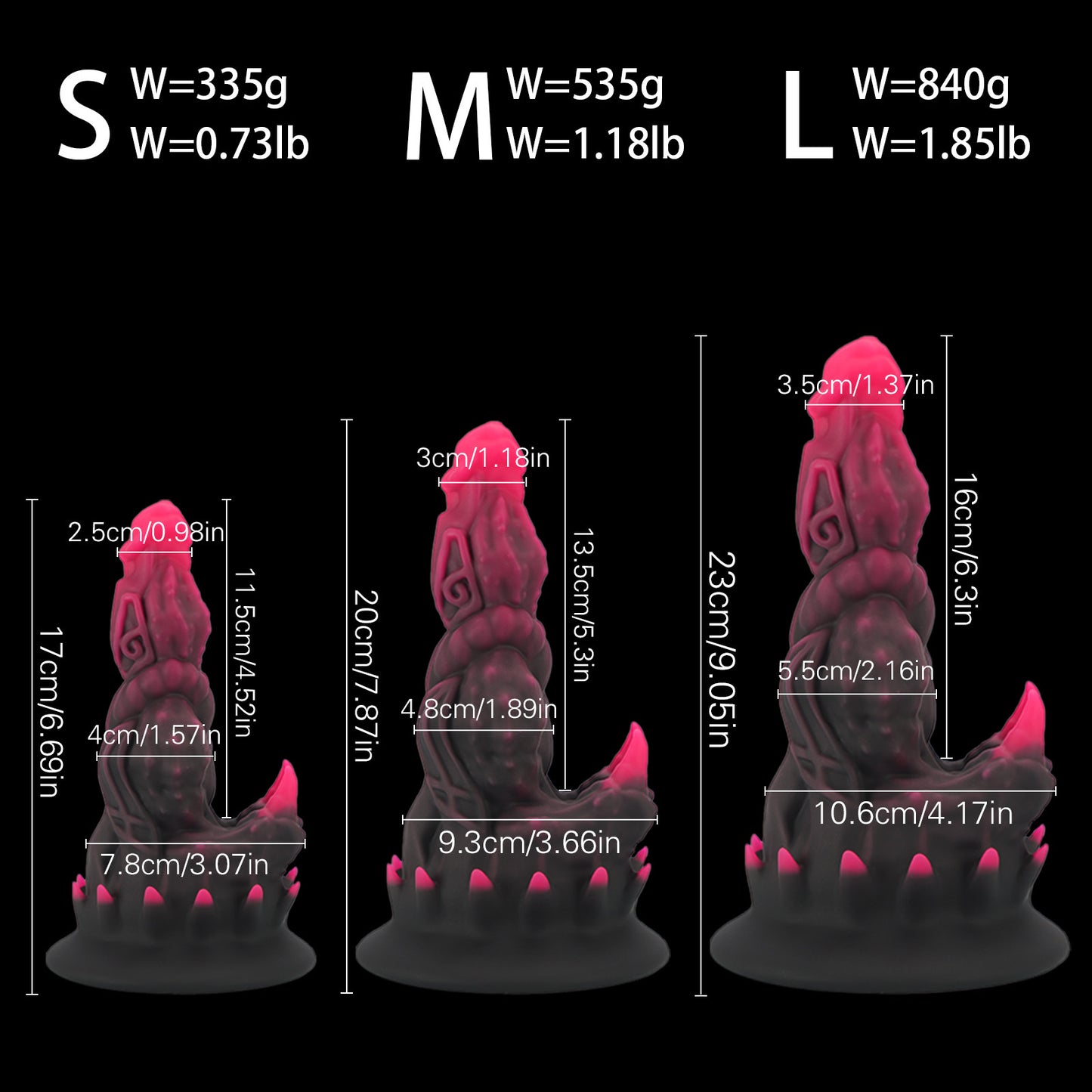 Coiled dragon shaped oversized dildo female G-spot massage masturbator