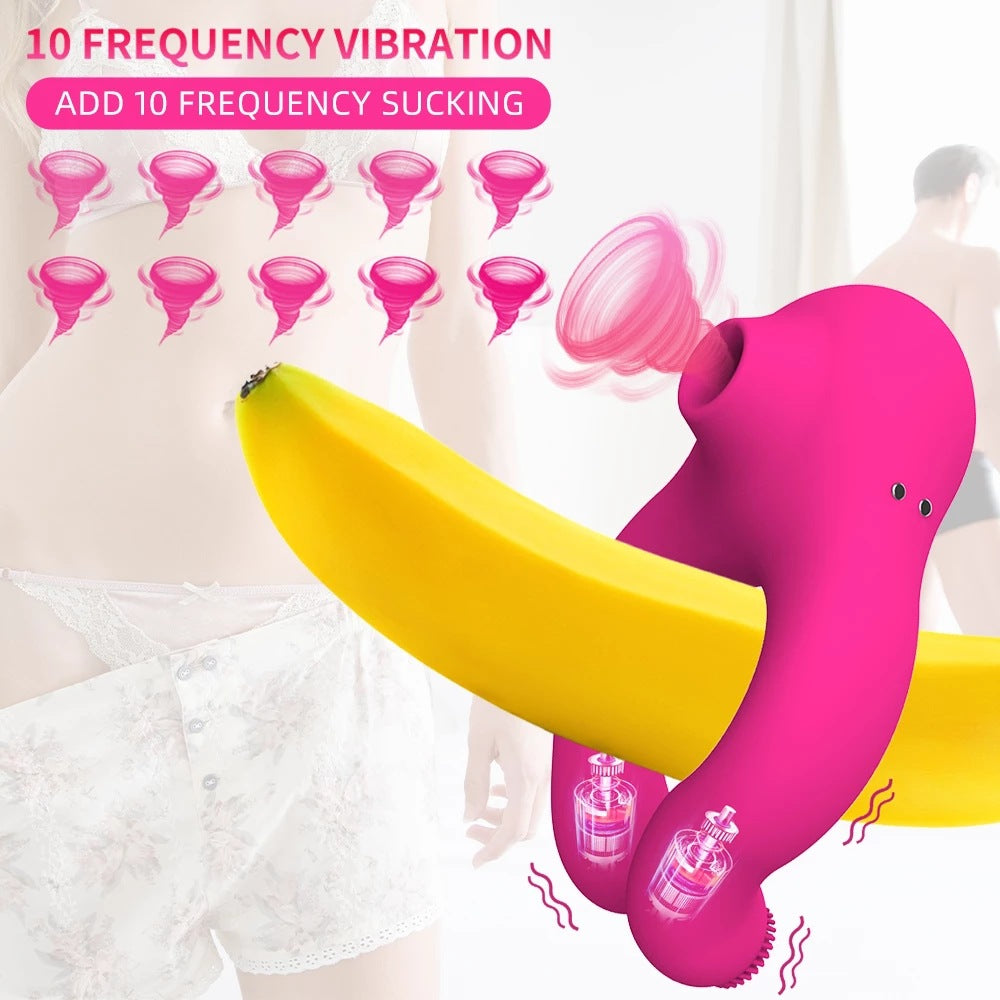 Adult fun teasing G-spot vibrator multi-frequency vibration vibration ring couple vibrator