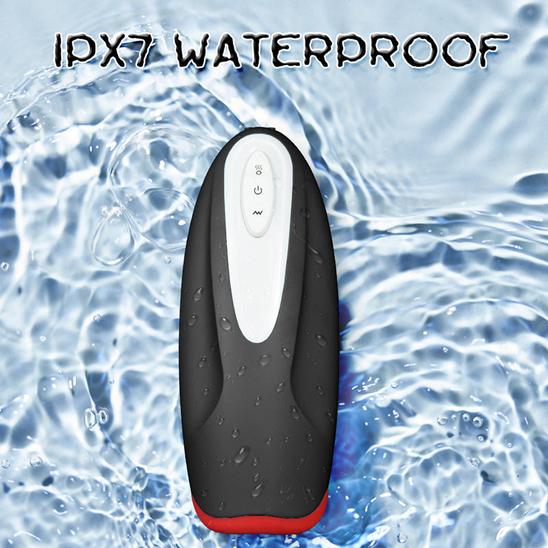 Fully automatic vibration rechargeable heated masturbation cup oral sex male masturbator
