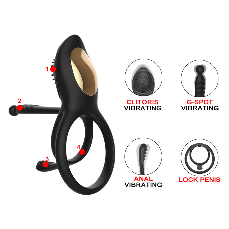 Men's penis vibrator delay trainer flirting couple vibrator
