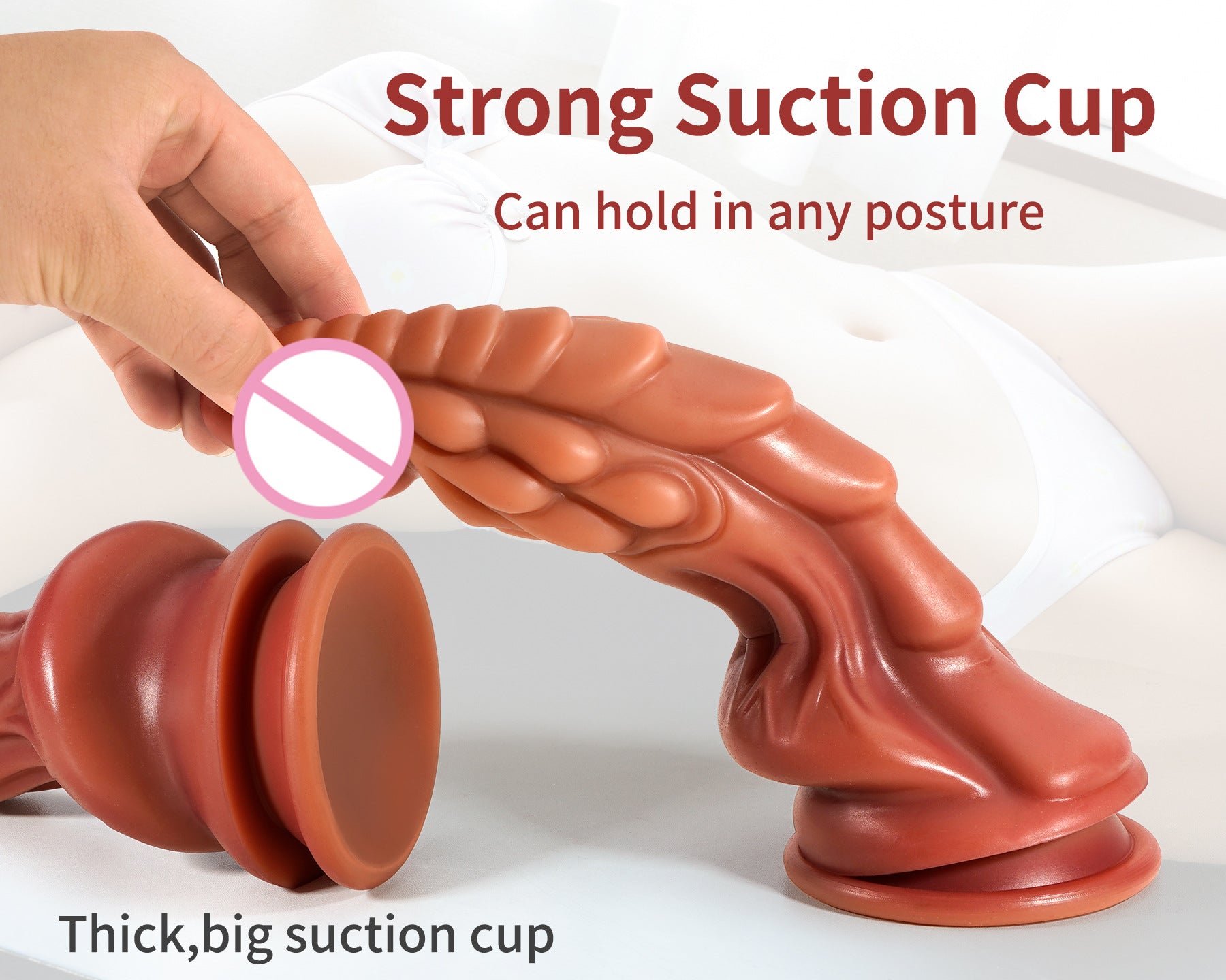 Unicorn Jade European and American Shaped Penis Simulation Oversized Dildo