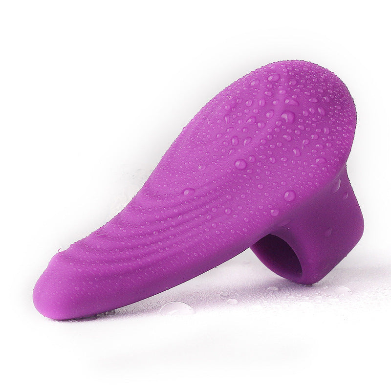 Silicone Finger Vibrator Women Finger Set Flirting Couple Vibrator