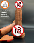 Ultra-soft liquid silicone realistic dildo female masturbator