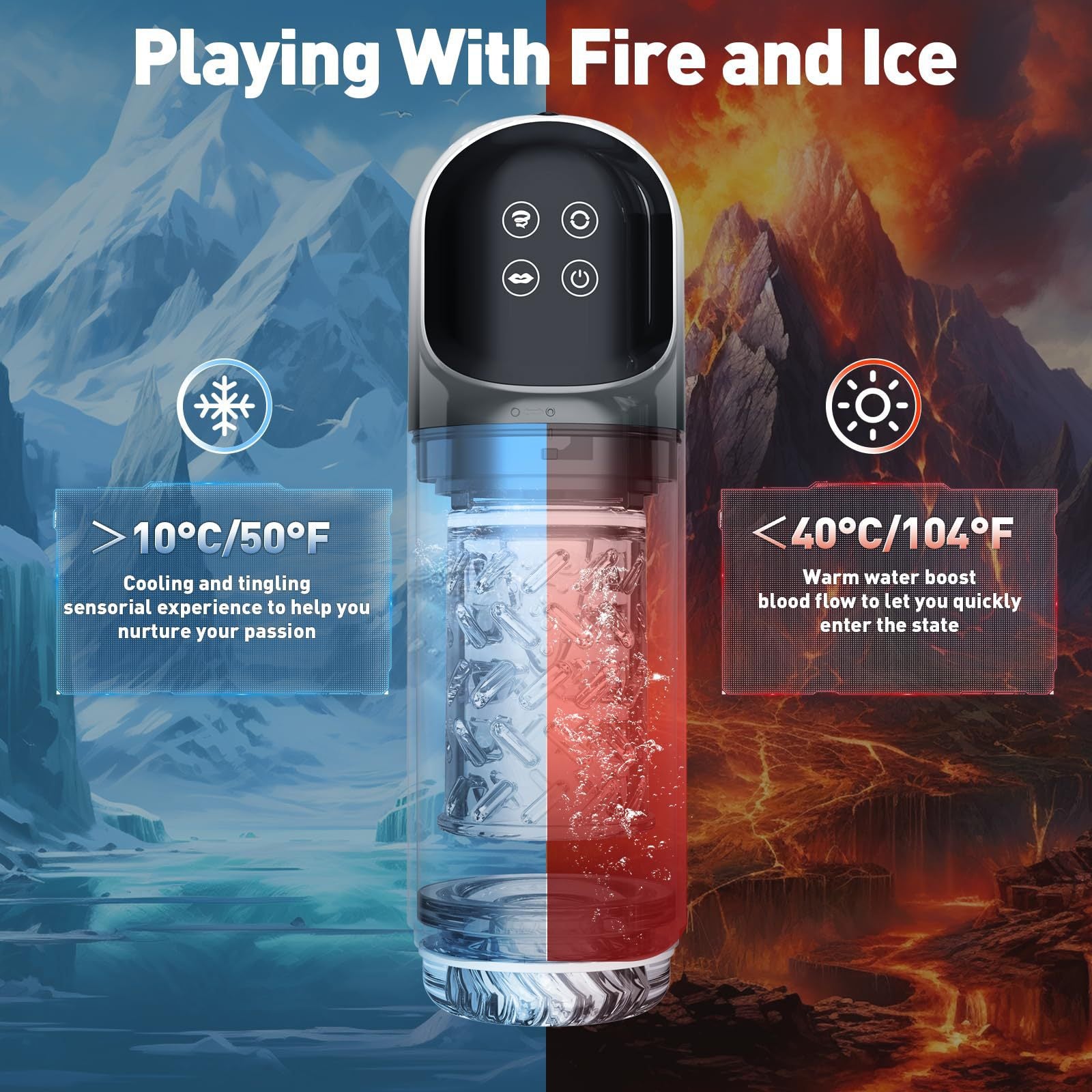 Fully automatic rotating sucking bath electric cup male masturbator