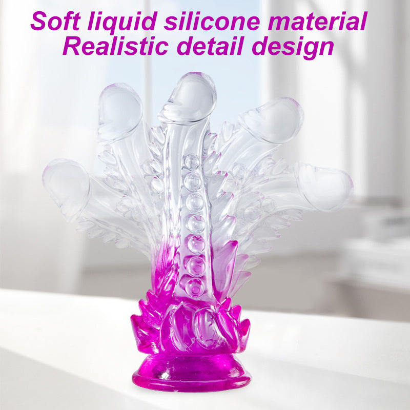 Manual adult sex female orgasm simulation dildo masturbator