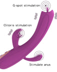 G Spot Vibrator Dual Motor Clit Sucking Vibrator