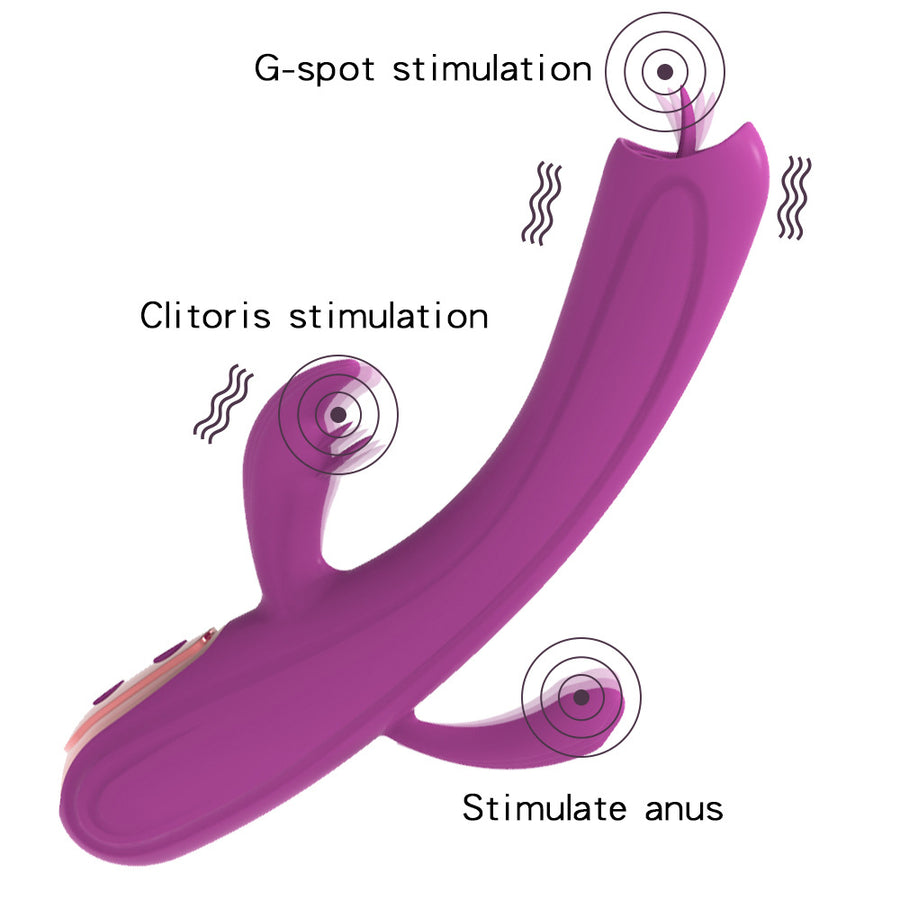 G Spot Vibrator Dual Motor Clit Sucking Vibrator